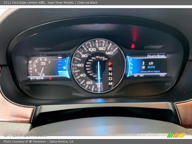  2011 Edge Limited AWD Limited AWD Gauges