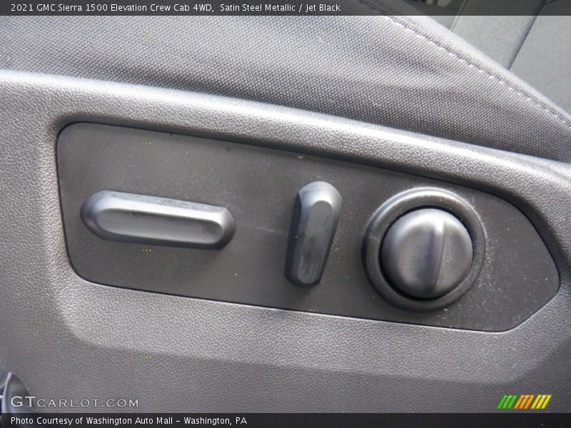 Satin Steel Metallic / Jet Black 2021 GMC Sierra 1500 Elevation Crew Cab 4WD