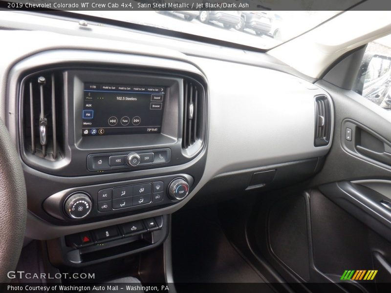 Satin Steel Metallic / Jet Black/Dark Ash 2019 Chevrolet Colorado WT Crew Cab 4x4
