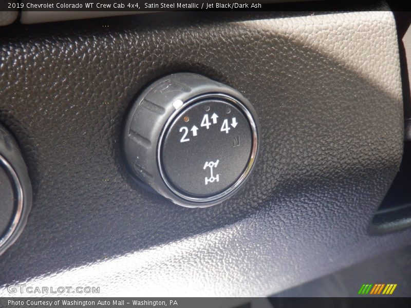 Satin Steel Metallic / Jet Black/Dark Ash 2019 Chevrolet Colorado WT Crew Cab 4x4