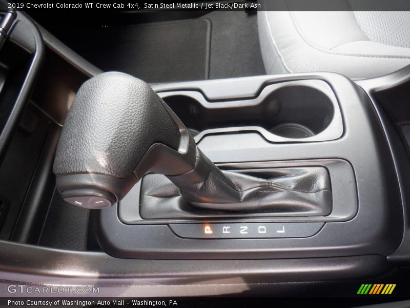 Satin Steel Metallic / Jet Black/Dark Ash 2019 Chevrolet Colorado WT Crew Cab 4x4