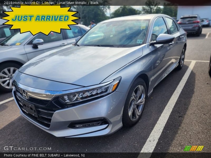 Lunar Silver Metallic / Black 2018 Honda Accord EX-L Sedan
