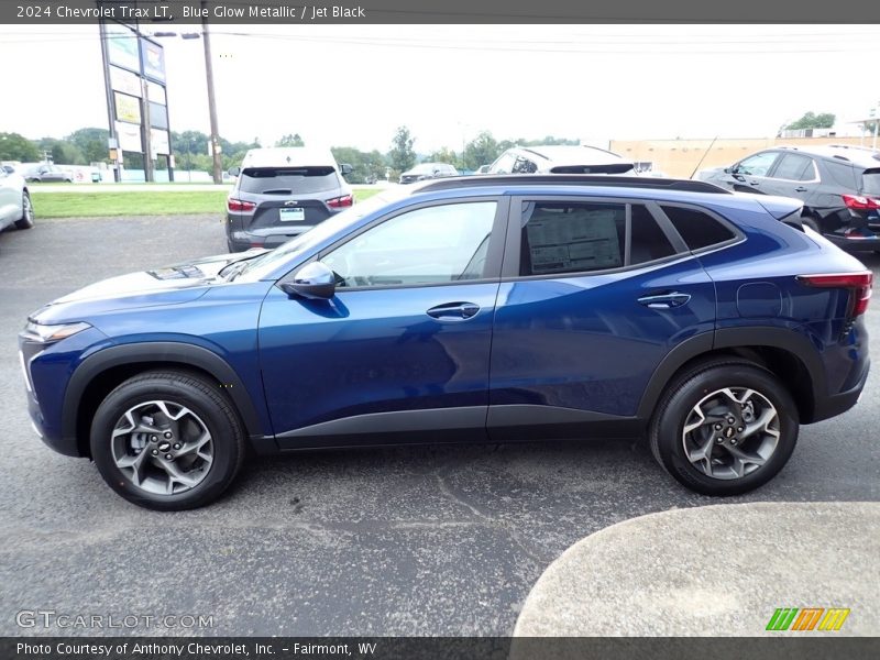 Blue Glow Metallic / Jet Black 2024 Chevrolet Trax LT