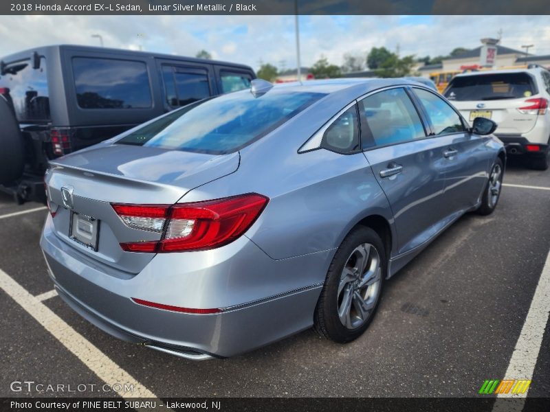 Lunar Silver Metallic / Black 2018 Honda Accord EX-L Sedan