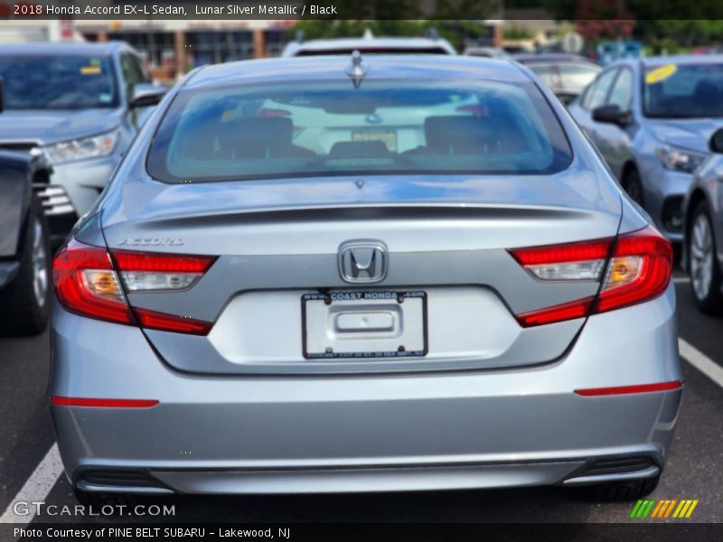 Lunar Silver Metallic / Black 2018 Honda Accord EX-L Sedan