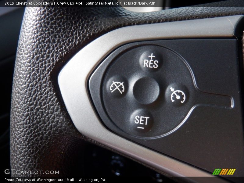 Satin Steel Metallic / Jet Black/Dark Ash 2019 Chevrolet Colorado WT Crew Cab 4x4