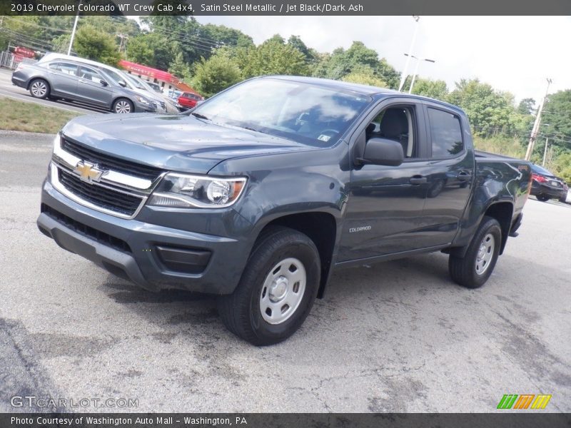 Satin Steel Metallic / Jet Black/Dark Ash 2019 Chevrolet Colorado WT Crew Cab 4x4