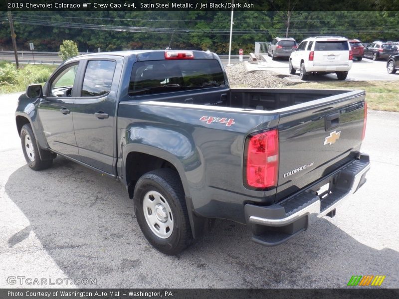 Satin Steel Metallic / Jet Black/Dark Ash 2019 Chevrolet Colorado WT Crew Cab 4x4