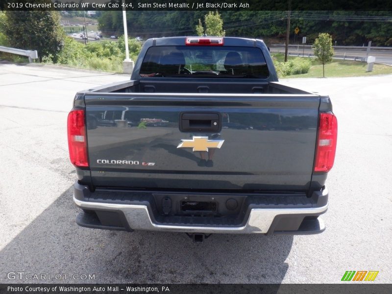 Satin Steel Metallic / Jet Black/Dark Ash 2019 Chevrolet Colorado WT Crew Cab 4x4