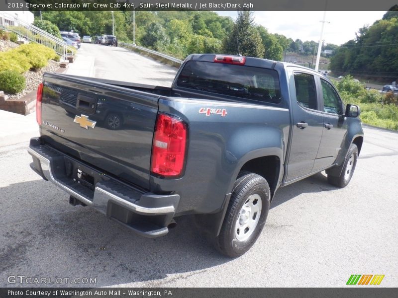 Satin Steel Metallic / Jet Black/Dark Ash 2019 Chevrolet Colorado WT Crew Cab 4x4