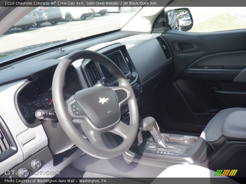 Satin Steel Metallic / Jet Black/Dark Ash 2019 Chevrolet Colorado WT Crew Cab 4x4