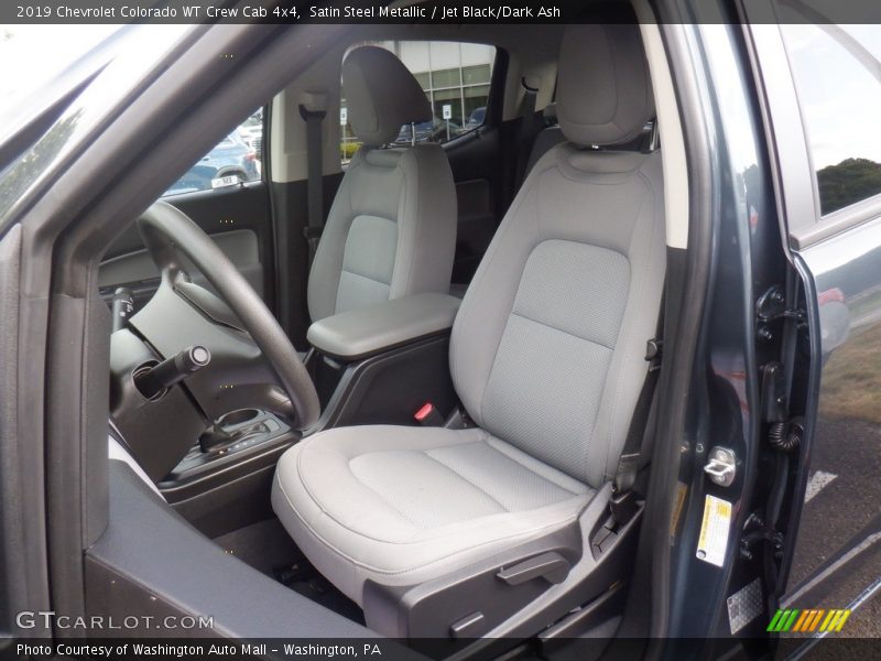 Satin Steel Metallic / Jet Black/Dark Ash 2019 Chevrolet Colorado WT Crew Cab 4x4