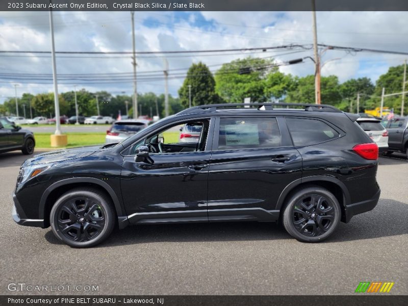 Crystal Black Silica / Slate Black 2023 Subaru Ascent Onyx Edition
