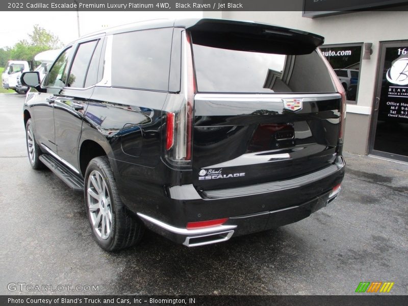 Black Raven / Jet Black 2022 Cadillac Escalade Premium Luxury Platinum 4WD