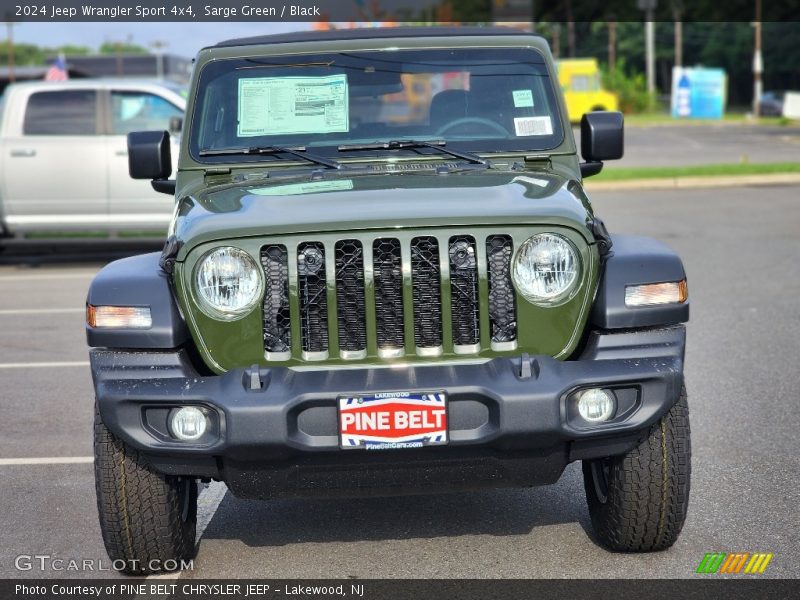 Sarge Green / Black 2024 Jeep Wrangler Sport 4x4