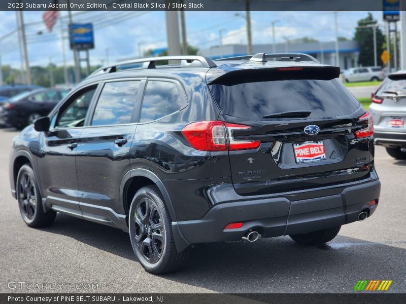 Crystal Black Silica / Slate Black 2023 Subaru Ascent Onyx Edition