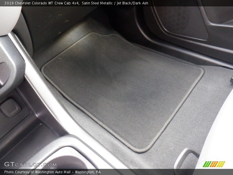 Satin Steel Metallic / Jet Black/Dark Ash 2019 Chevrolet Colorado WT Crew Cab 4x4