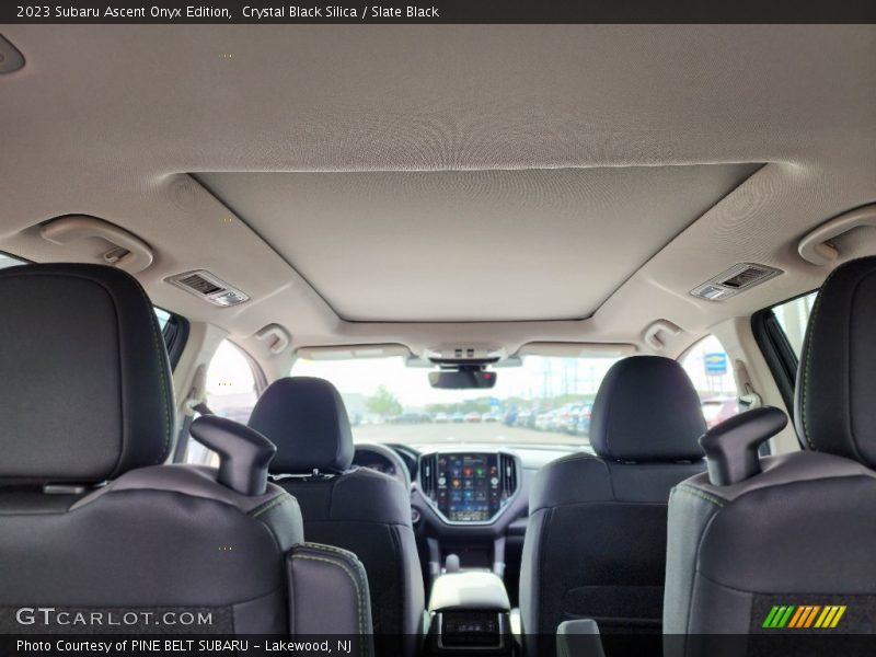 Crystal Black Silica / Slate Black 2023 Subaru Ascent Onyx Edition