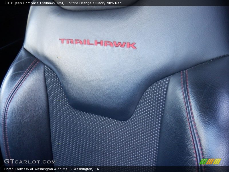 Spitfire Orange / Black/Ruby Red 2018 Jeep Compass Trailhawk 4x4