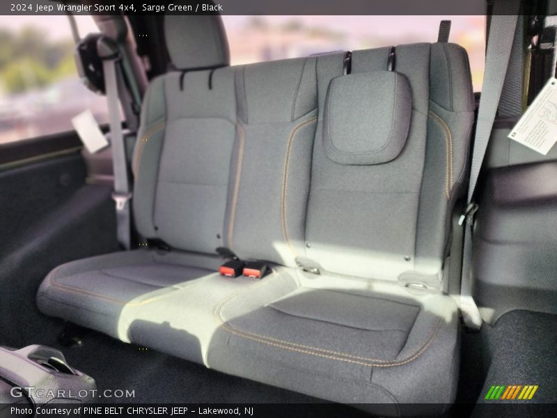 Rear Seat of 2024 Wrangler Sport 4x4