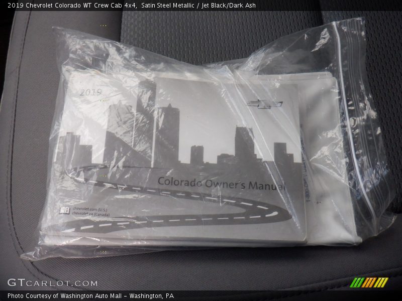 Satin Steel Metallic / Jet Black/Dark Ash 2019 Chevrolet Colorado WT Crew Cab 4x4