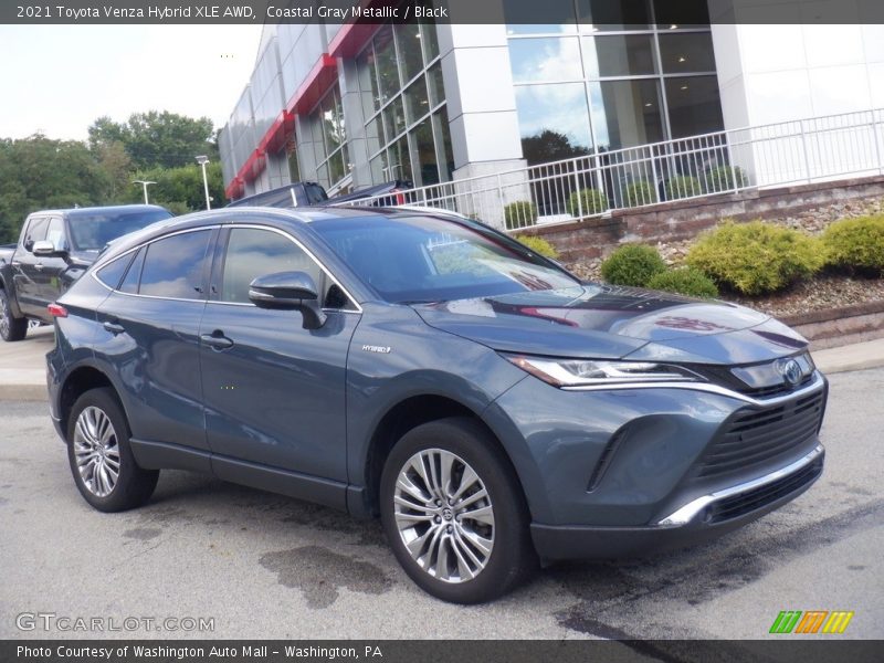 Coastal Gray Metallic / Black 2021 Toyota Venza Hybrid XLE AWD