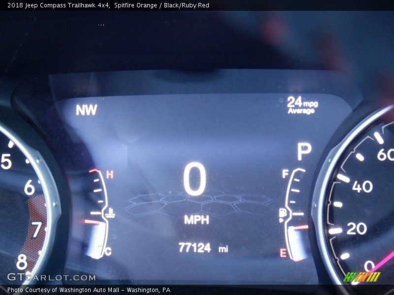 Spitfire Orange / Black/Ruby Red 2018 Jeep Compass Trailhawk 4x4