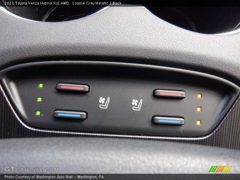 Coastal Gray Metallic / Black 2021 Toyota Venza Hybrid XLE AWD