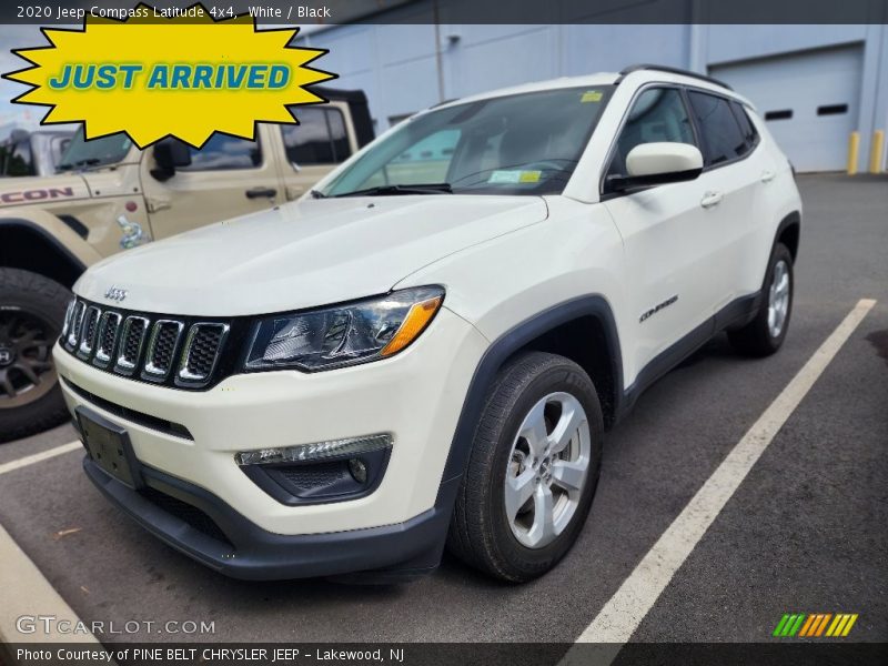 White / Black 2020 Jeep Compass Latitude 4x4