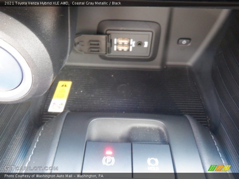 Coastal Gray Metallic / Black 2021 Toyota Venza Hybrid XLE AWD