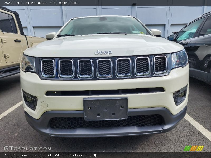 White / Black 2020 Jeep Compass Latitude 4x4