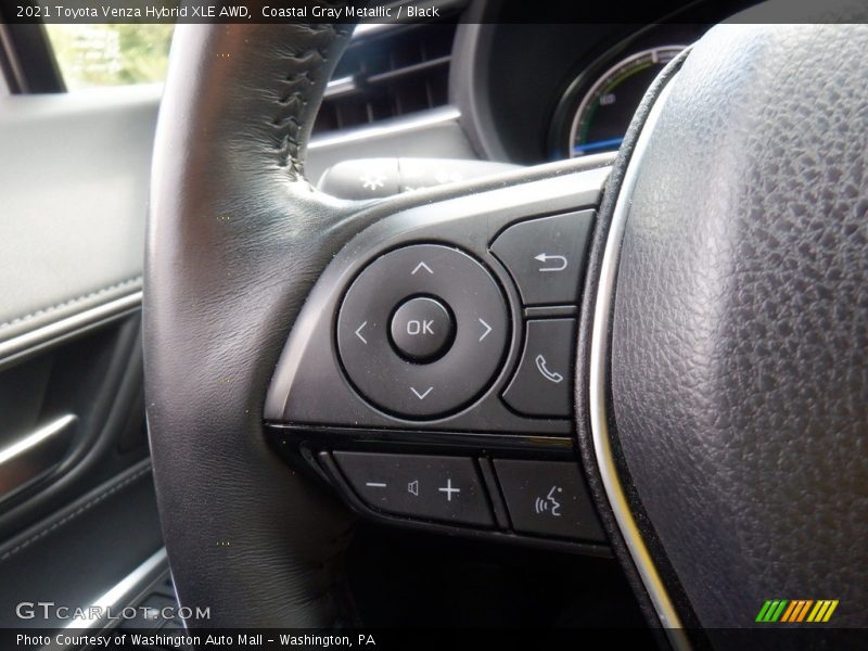 Coastal Gray Metallic / Black 2021 Toyota Venza Hybrid XLE AWD