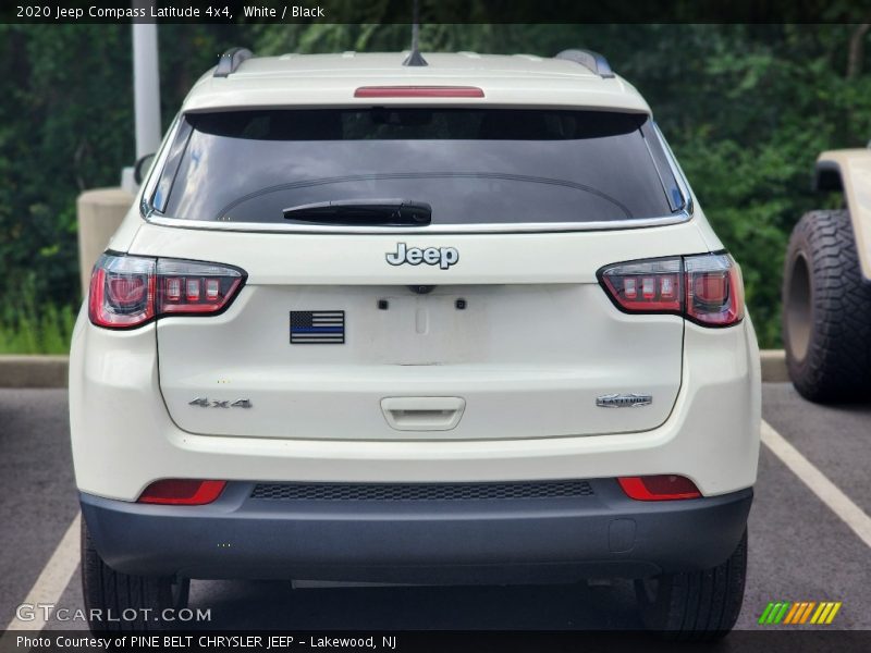 White / Black 2020 Jeep Compass Latitude 4x4
