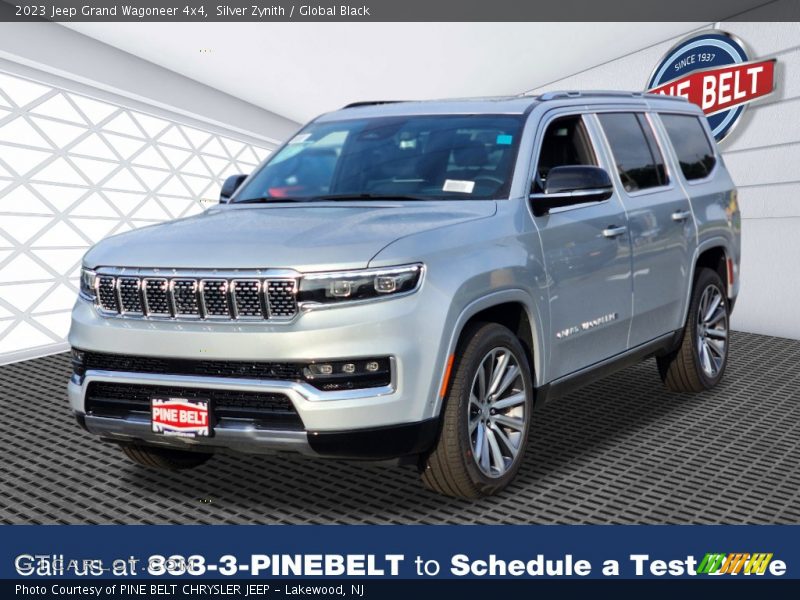 Silver Zynith / Global Black 2023 Jeep Grand Wagoneer 4x4