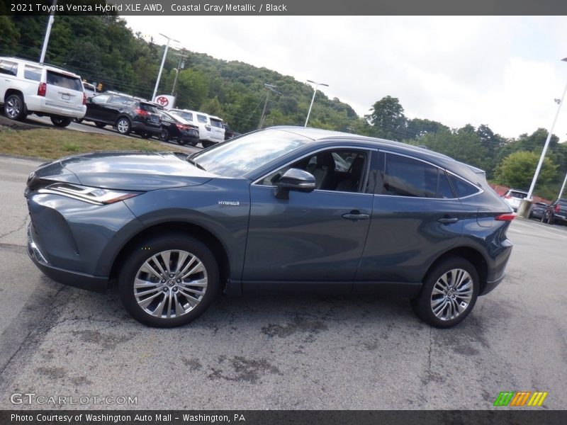 Coastal Gray Metallic / Black 2021 Toyota Venza Hybrid XLE AWD
