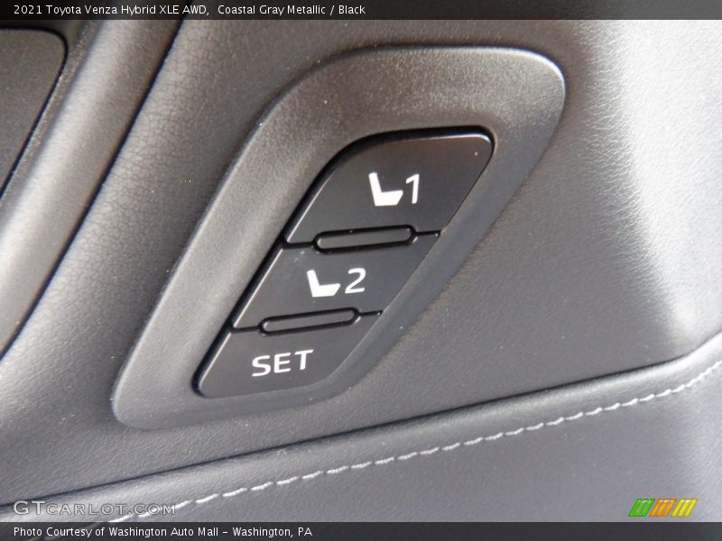 Coastal Gray Metallic / Black 2021 Toyota Venza Hybrid XLE AWD
