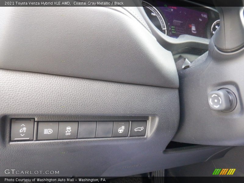 Coastal Gray Metallic / Black 2021 Toyota Venza Hybrid XLE AWD