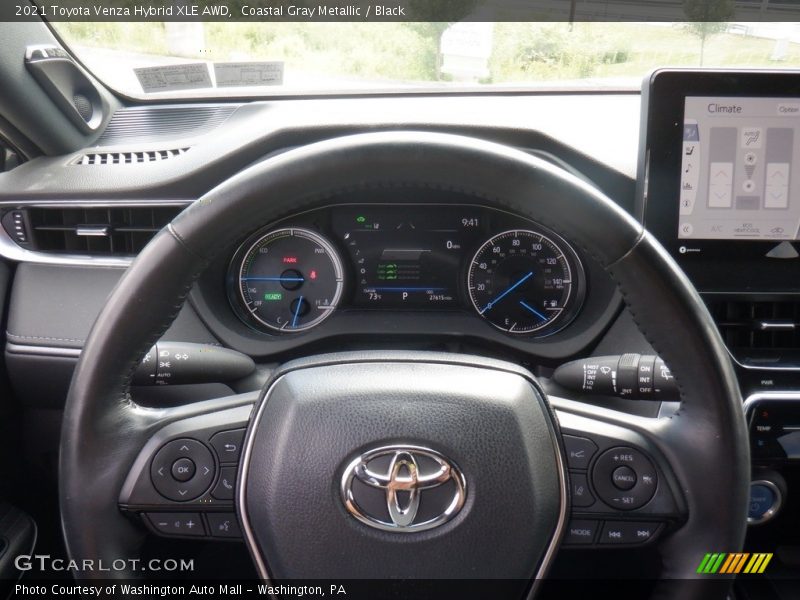 Coastal Gray Metallic / Black 2021 Toyota Venza Hybrid XLE AWD