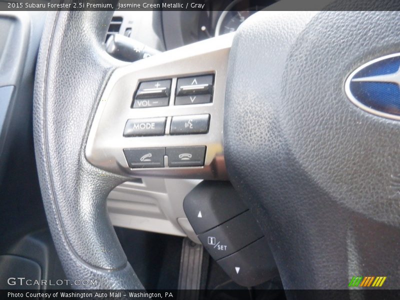 Jasmine Green Metallic / Gray 2015 Subaru Forester 2.5i Premium
