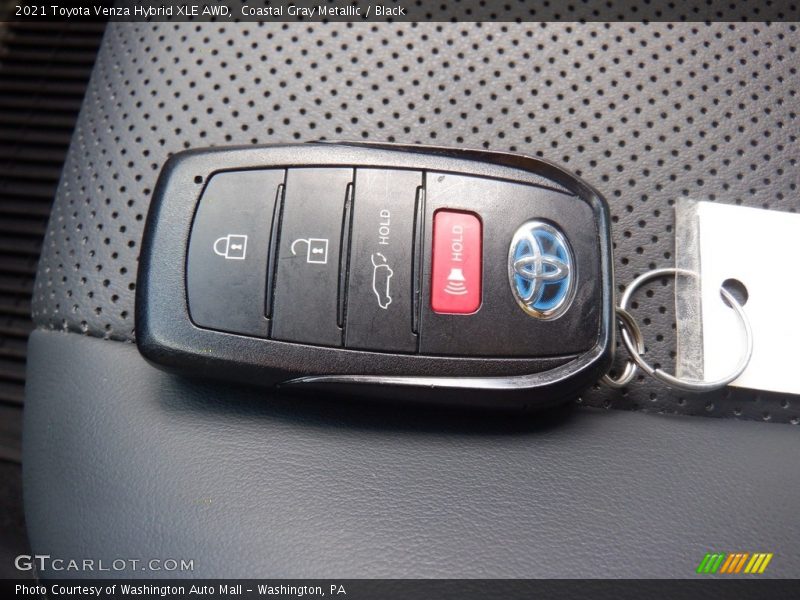 Coastal Gray Metallic / Black 2021 Toyota Venza Hybrid XLE AWD