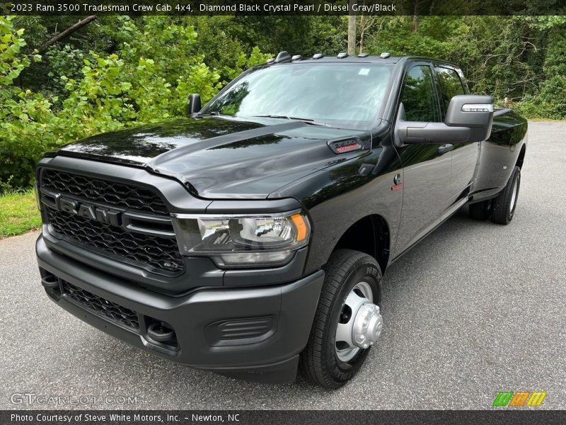 Diamond Black Crystal Pearl / Diesel Gray/Black 2023 Ram 3500 Tradesman Crew Cab 4x4