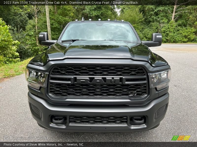 Diamond Black Crystal Pearl / Diesel Gray/Black 2023 Ram 3500 Tradesman Crew Cab 4x4