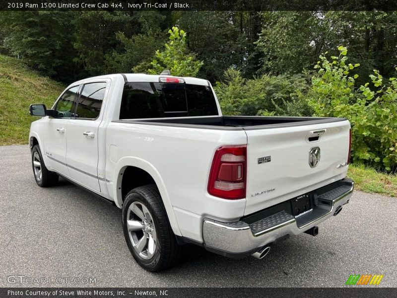 Ivory Tri–Coat / Black 2019 Ram 1500 Limited Crew Cab 4x4