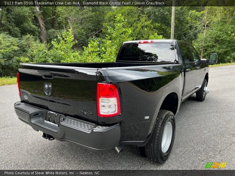 Diamond Black Crystal Pearl / Diesel Gray/Black 2023 Ram 3500 Tradesman Crew Cab 4x4
