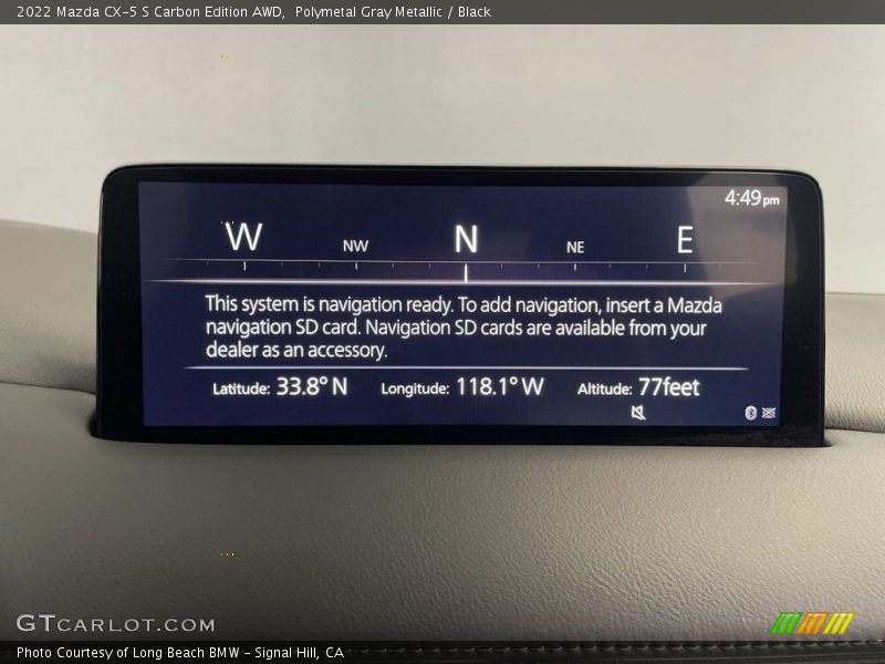 Controls of 2022 CX-5 S Carbon Edition AWD