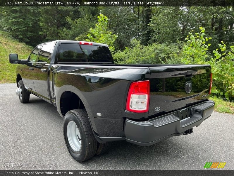 Diamond Black Crystal Pearl / Diesel Gray/Black 2023 Ram 3500 Tradesman Crew Cab 4x4