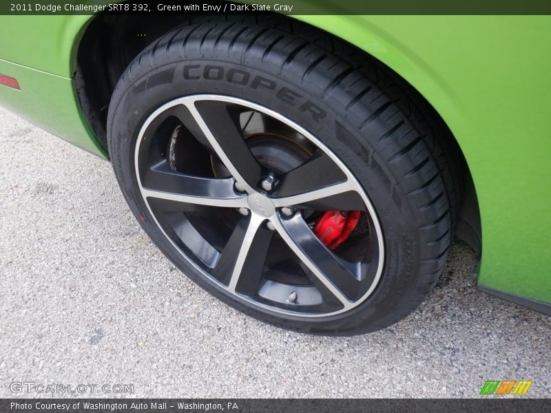 Green with Envy / Dark Slate Gray 2011 Dodge Challenger SRT8 392