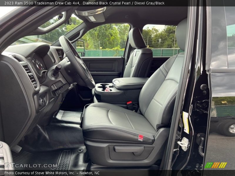 Diamond Black Crystal Pearl / Diesel Gray/Black 2023 Ram 3500 Tradesman Crew Cab 4x4
