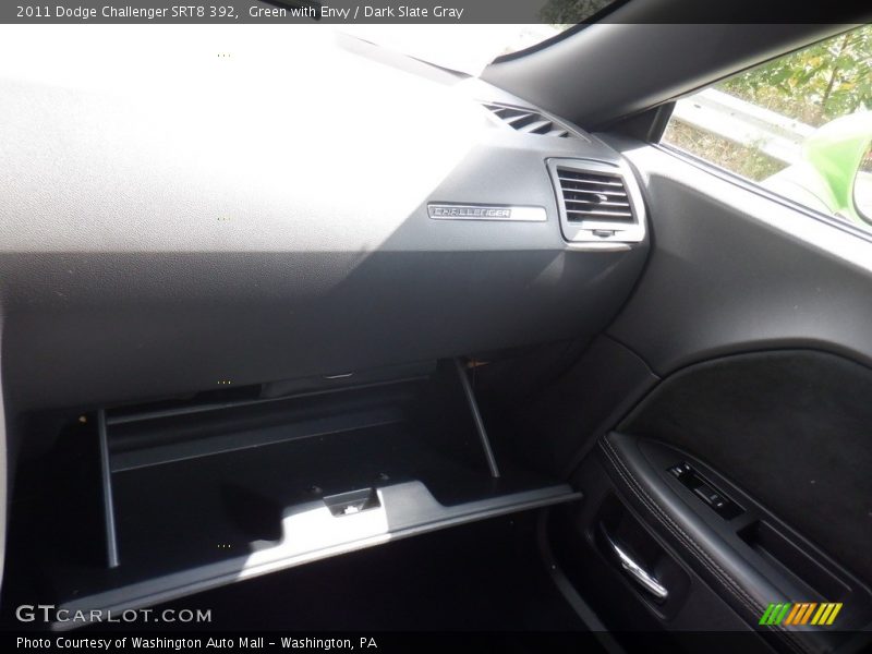 Green with Envy / Dark Slate Gray 2011 Dodge Challenger SRT8 392