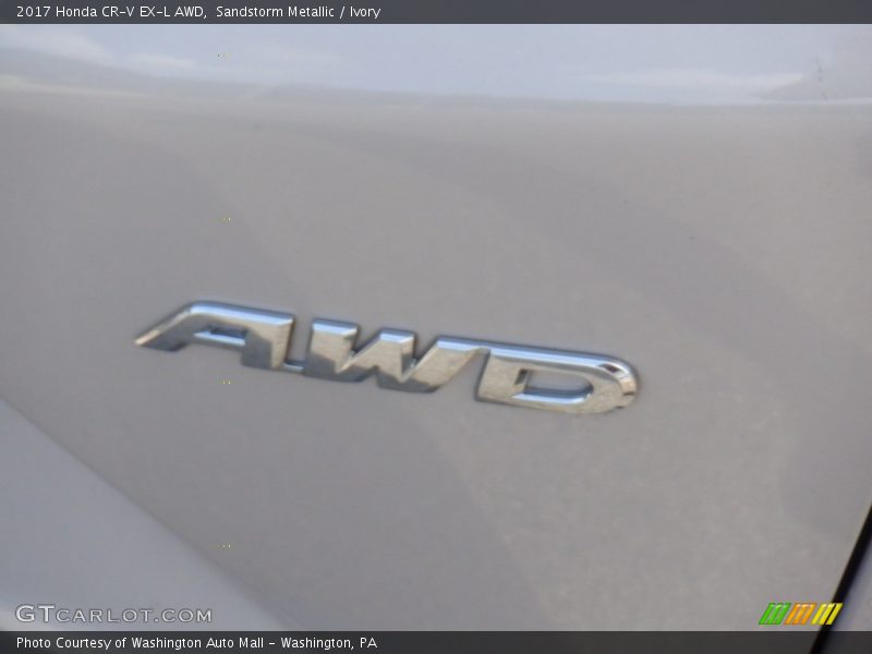 Sandstorm Metallic / Ivory 2017 Honda CR-V EX-L AWD
